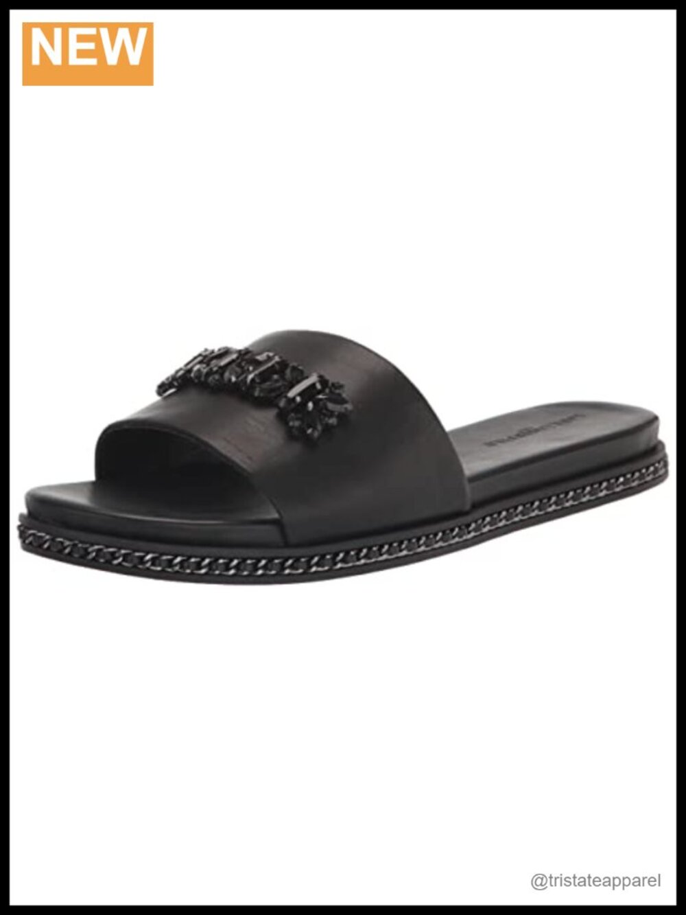 Women's Karl Lagerfeld Paris Bijou Fashion Slide Sandal Memory Foam